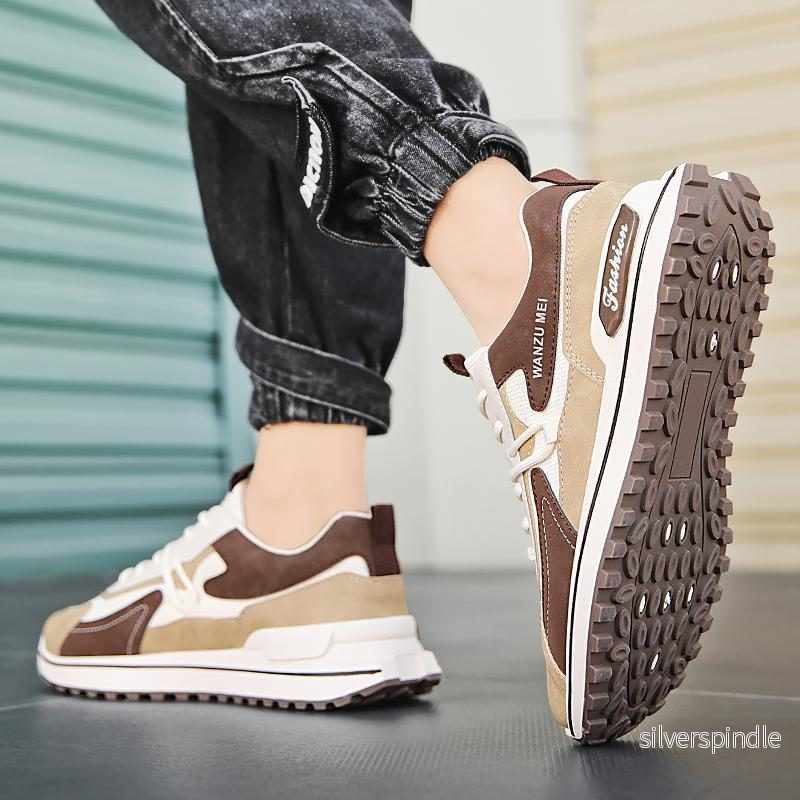 Ethan | Vårslitstarka Andningsbara Sneakers med Rund Tå