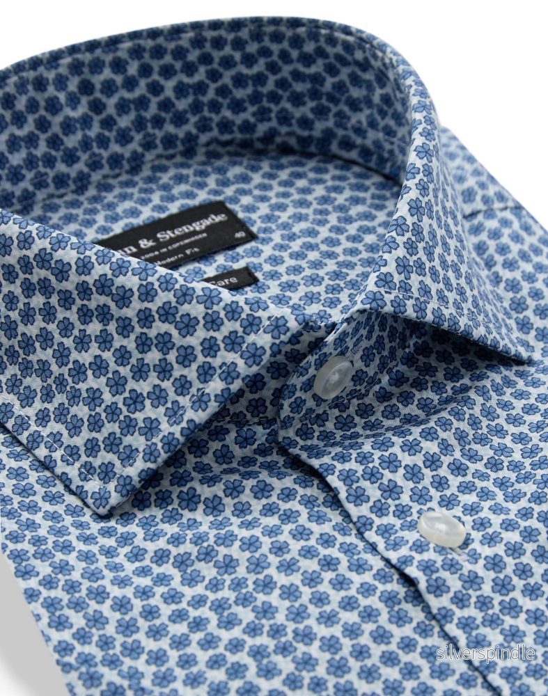 BS Ludovic Modern Fit Skjorta - Blue - Bild 2