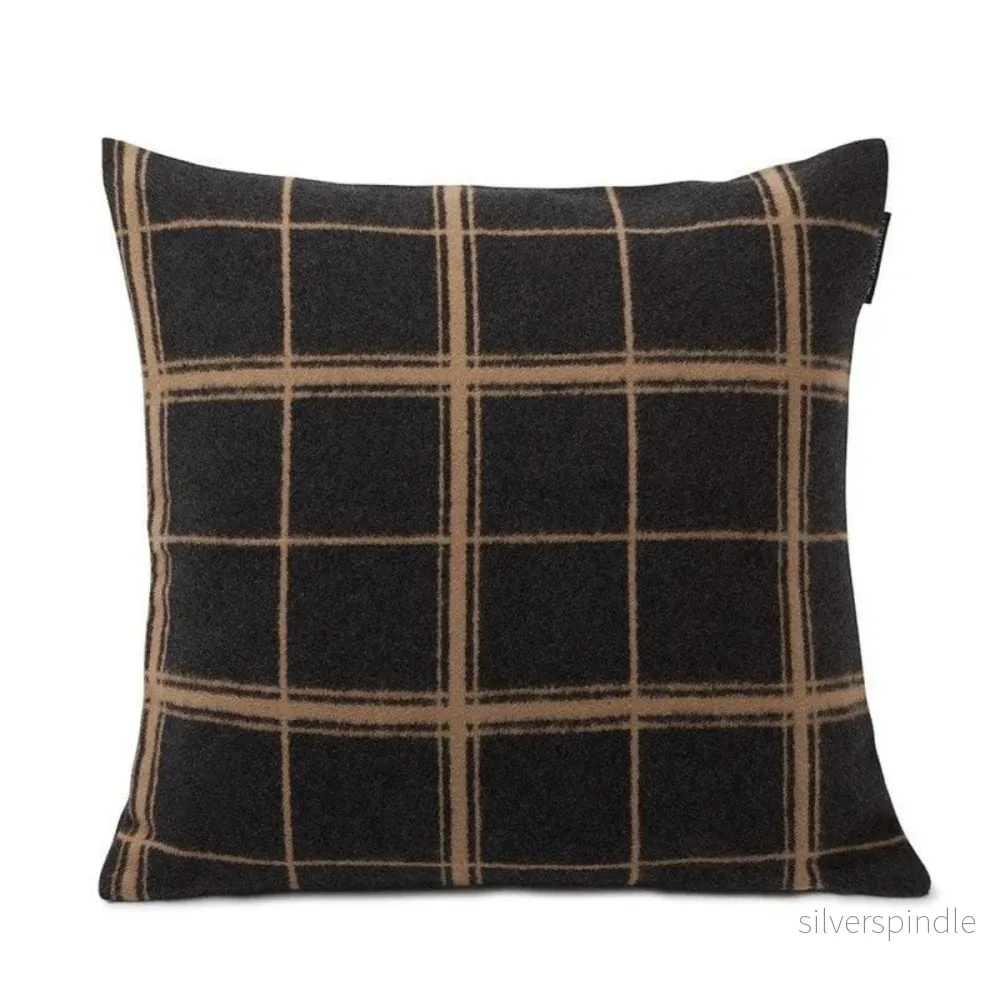 Lexington Checked Brushed Cotton Kuddfodral - Outlet