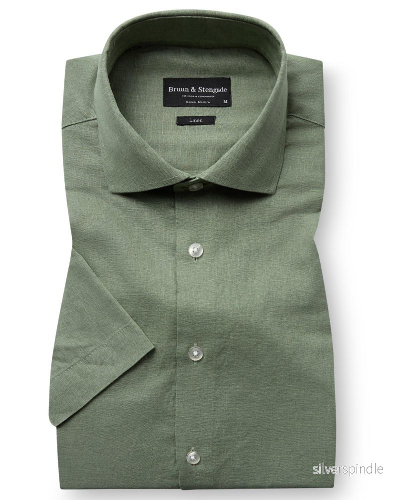 BS Hauger Casual Modern Fit Skjorta - Green