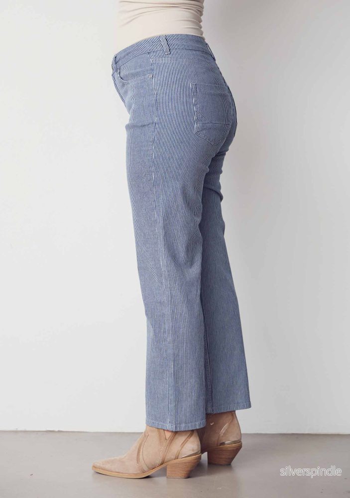 Monza Striped Jeans - Milky Stripe - Bild 2
