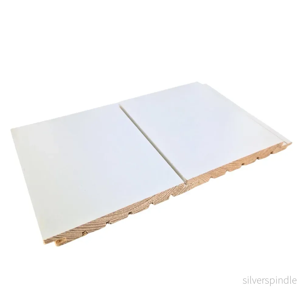 Innerpanel STS3 15x144x2370, Furu, Vit - Bild 2