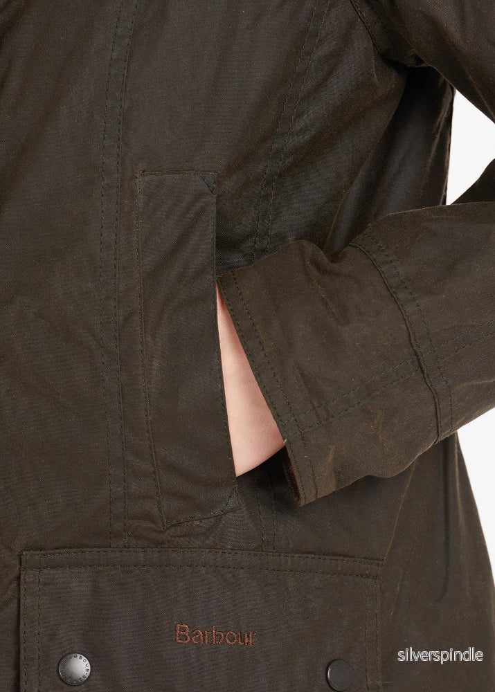 Barbour Beadnell Waxed Jacket Olive - Bild 3
