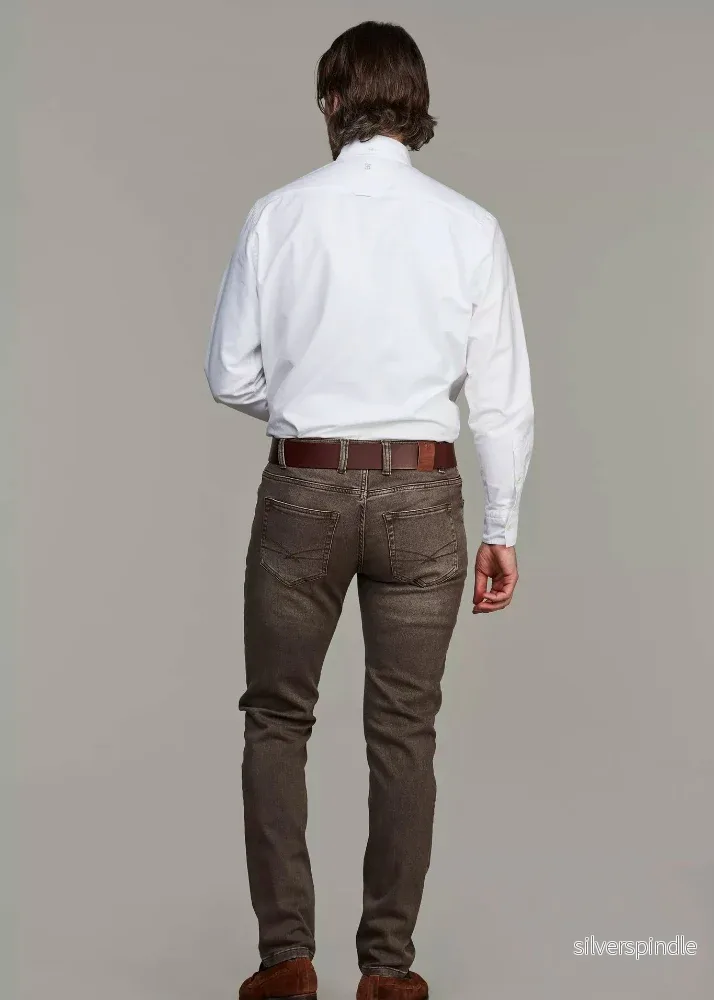 Hansen & Jacob 5-pkt Cape Town Brown Denim - Bild 2