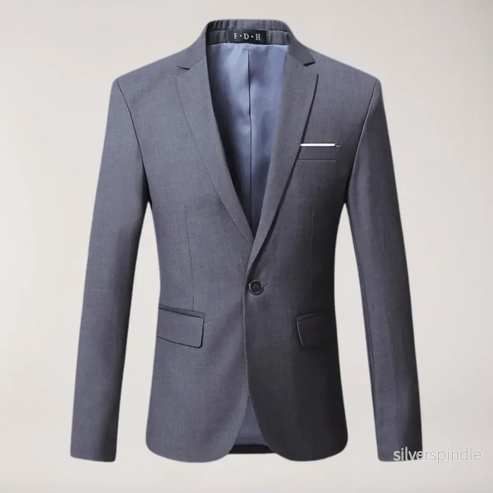 Klassisk Kavaj | Skräddarsydd Kavaj för Män med Minimalistisk Design | Perfekt för Kontorskläder och Formella Tillfällen - Bild 2