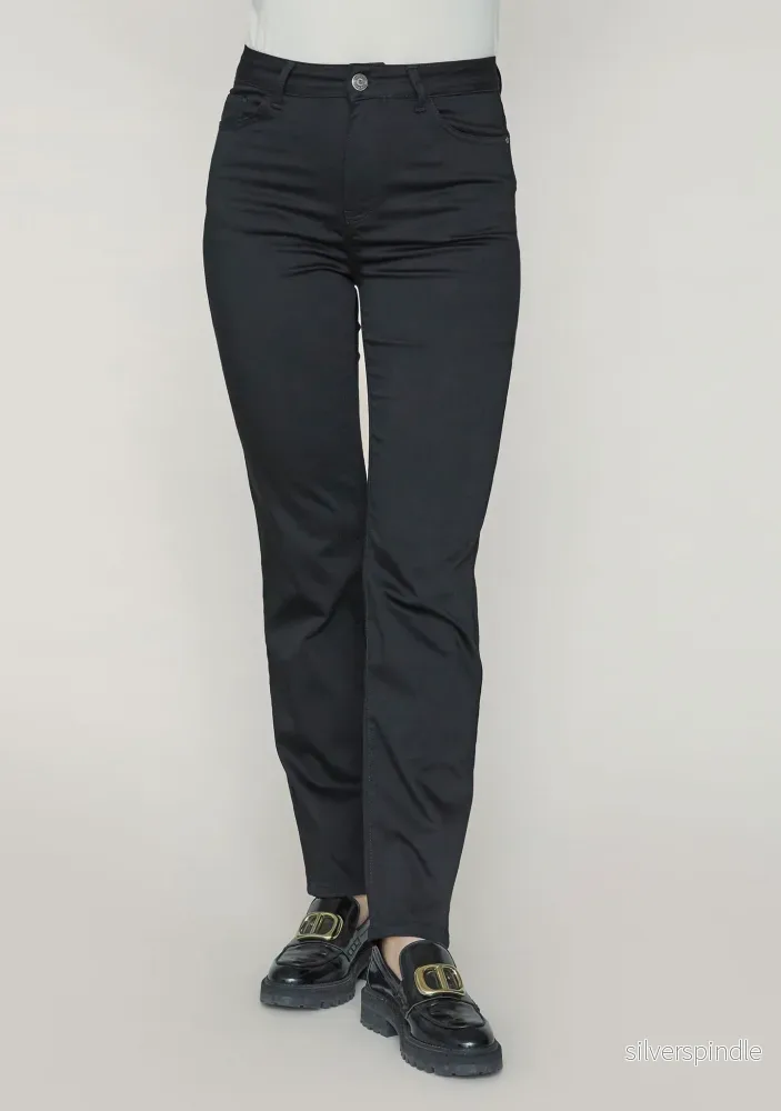 Isay Long Straight Pant - Black