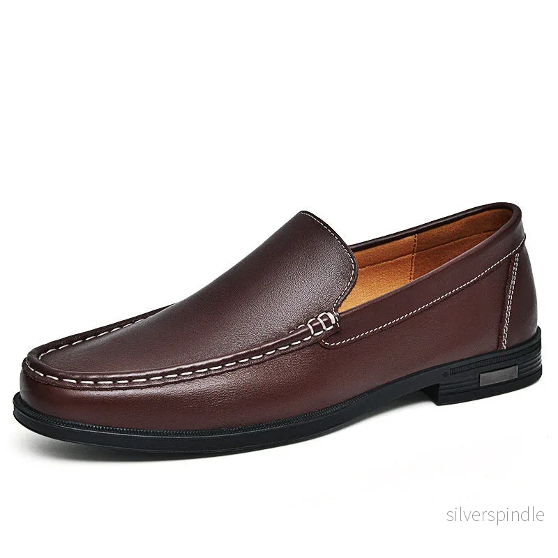Liam | Elegant Slip-On Affärsskor med Gummisula för Män - Bild 2