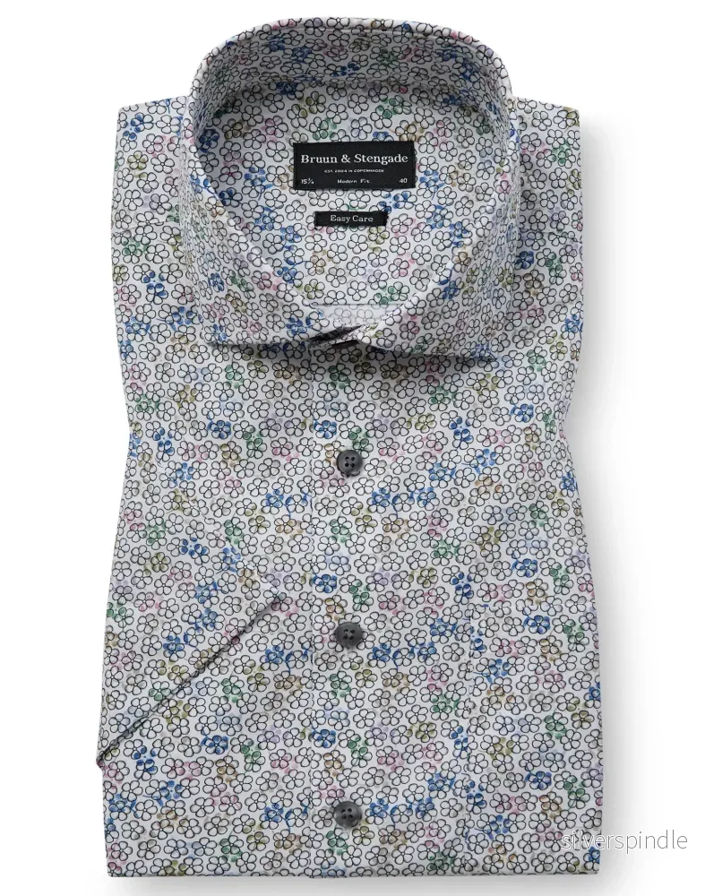 BS Luka Modern Fit Skjorta - White