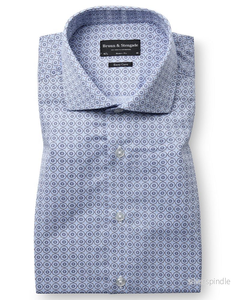 BS Fabian Modern Fit Skjorta - Light Blue