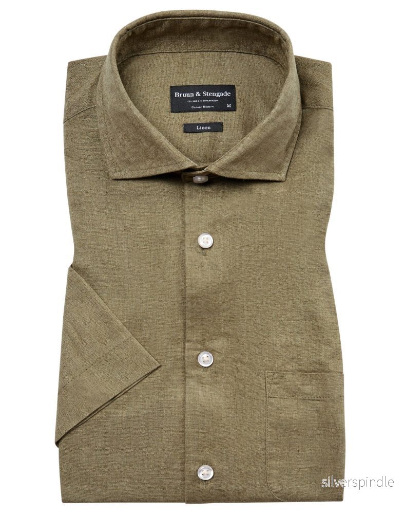 BS Gandia Casual Modern Fit Skjorta – Army BS Gandia Casual Modern Fit Skjorta – Army