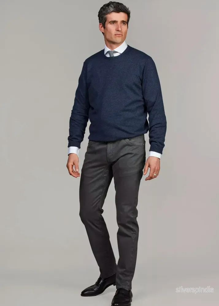 Hansen & Jacob 5-PKT Cut´n Sew Bormino Print Grey Hansen & Jacob 5-PKT Cut´n Sew Bormino Print Grey
