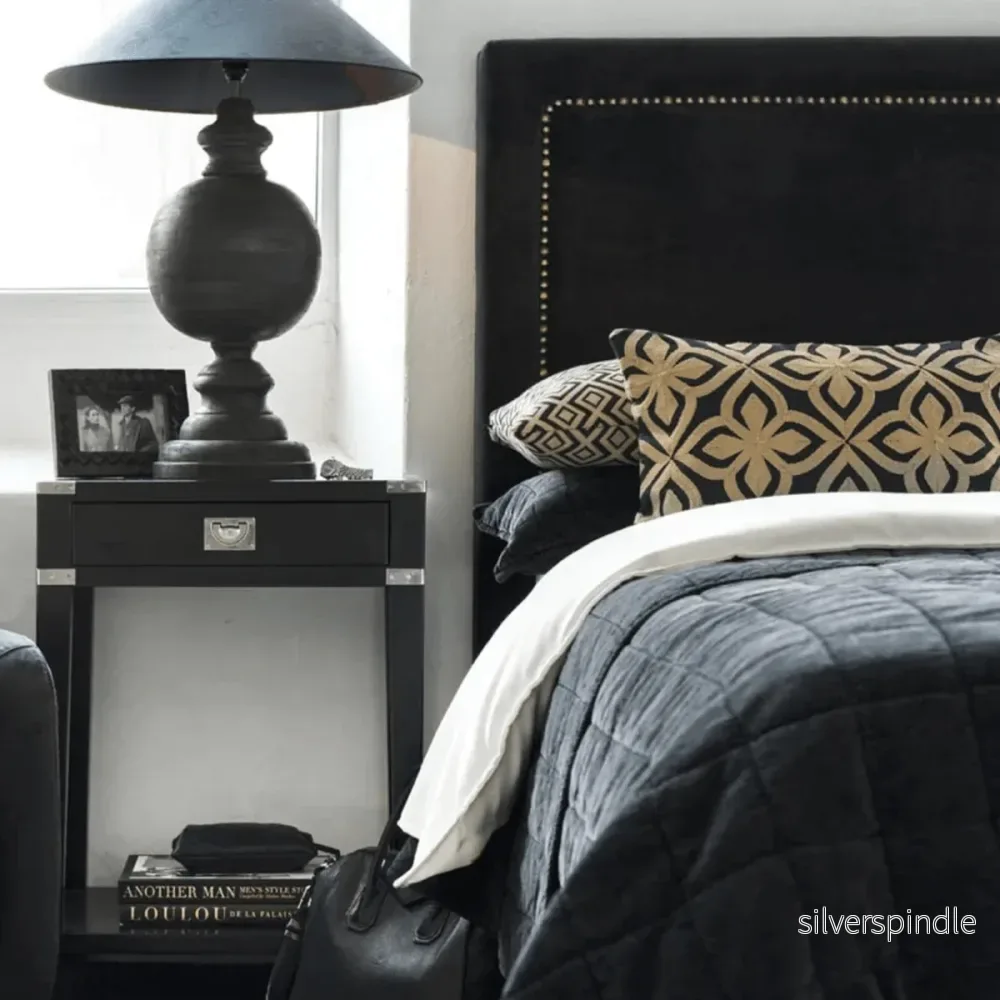 Artwood Paris Sänggavel Velvet Dark Grey - Bild 2