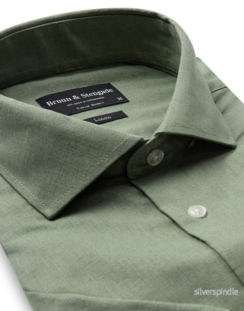 BS Hauger Casual Modern Fit Skjorta - Green - Bild 2
