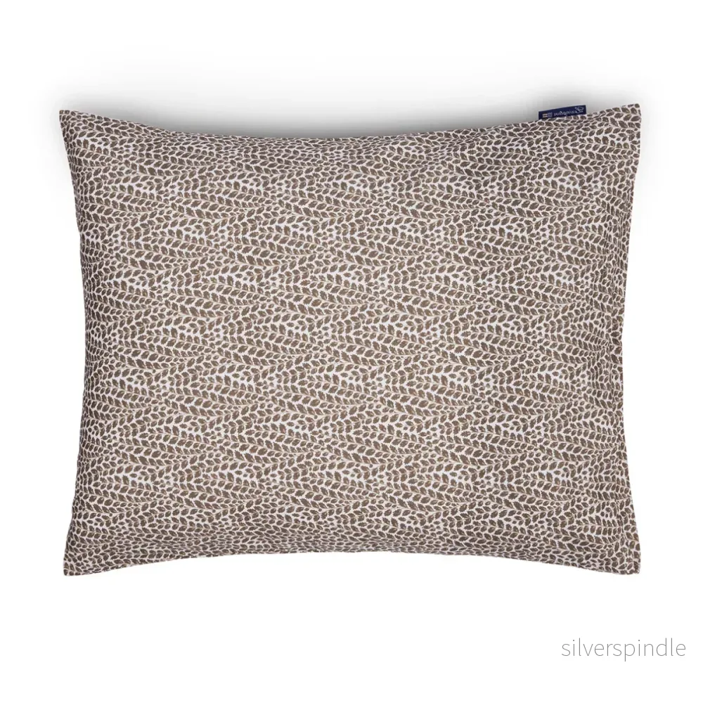 Lexington Leaf Vines Printed Cotton Sateen Örngott