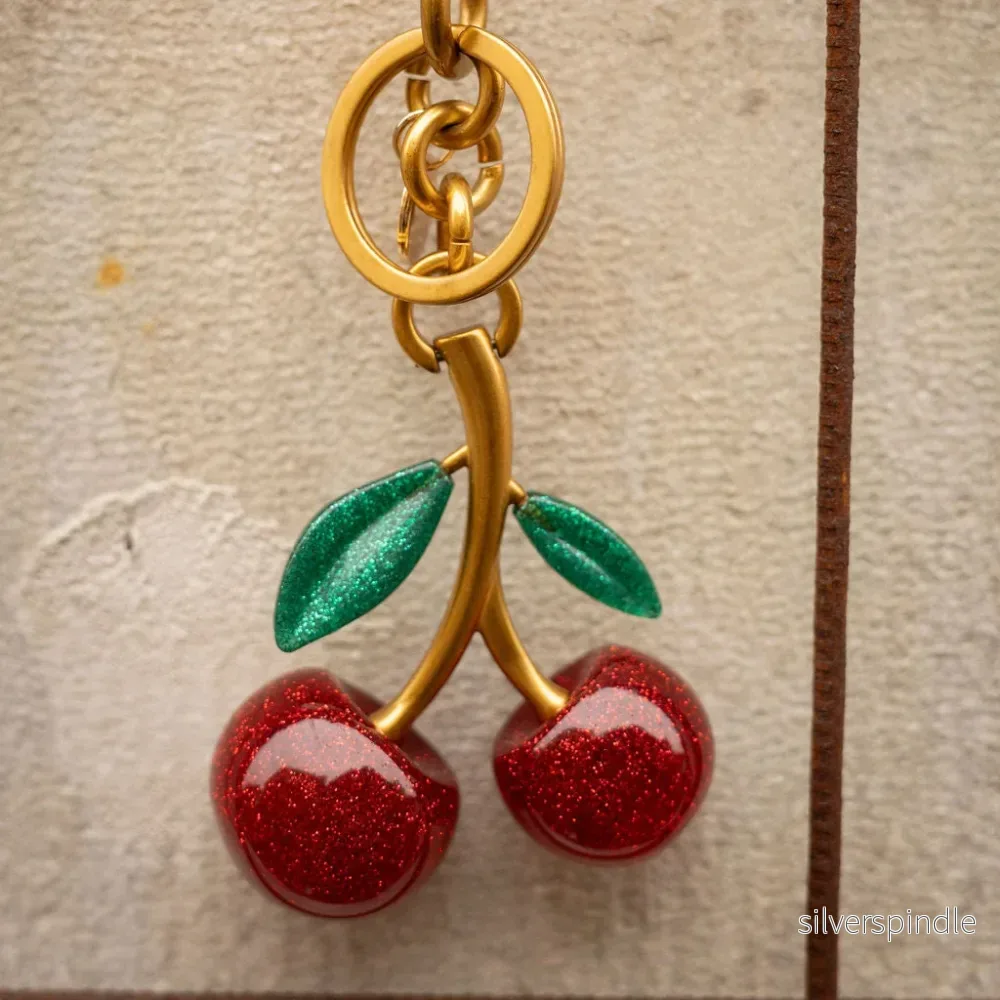 Cherry Bag charm