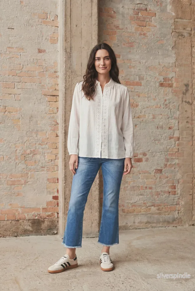 Lykke Colar Shirt - Broken White - Bild 2