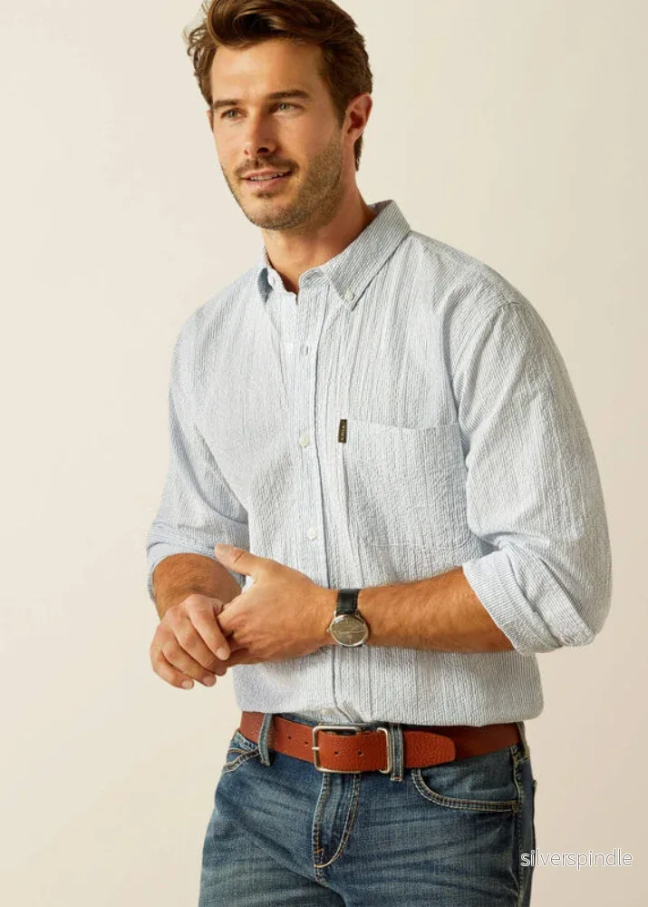 Ariat Grafham LS Shirt Blue Stripe Ariat Grafham LS Shirt Blue Stripe