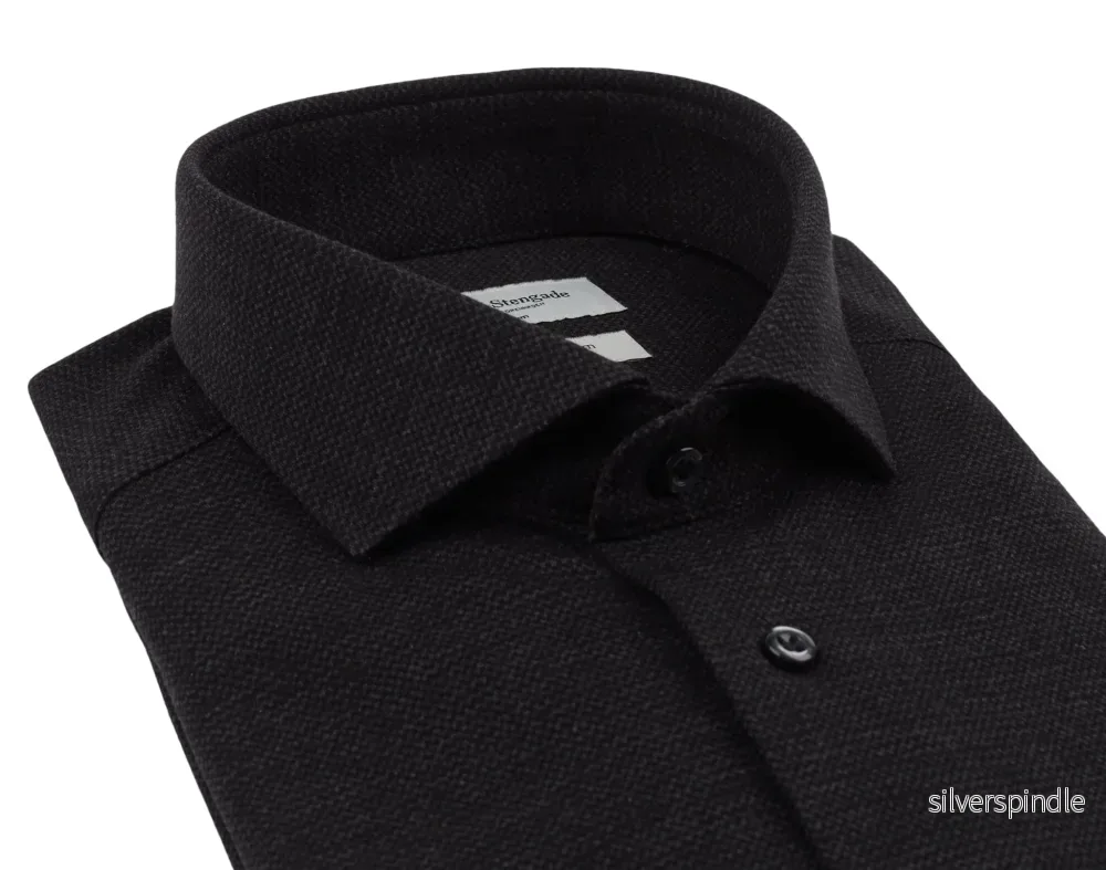 BS Kruijswijk Slim Fit Skjorta - Charcoal - Bild 2