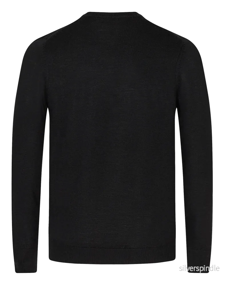 BS Jupiter Regular Fit Stickat - Black - Bild 2