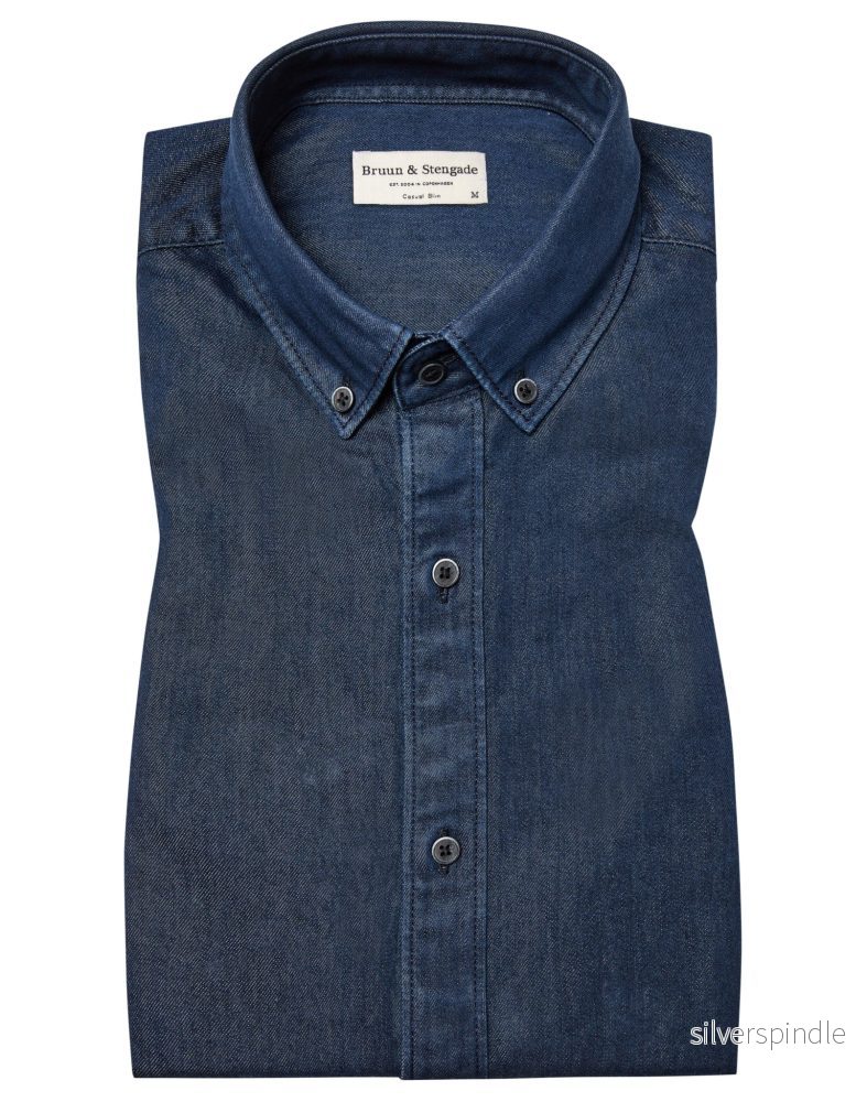 BS Elverum casual slim fit Skjorta – Indigo BS Elverum casual slim fit Skjorta – Indigo