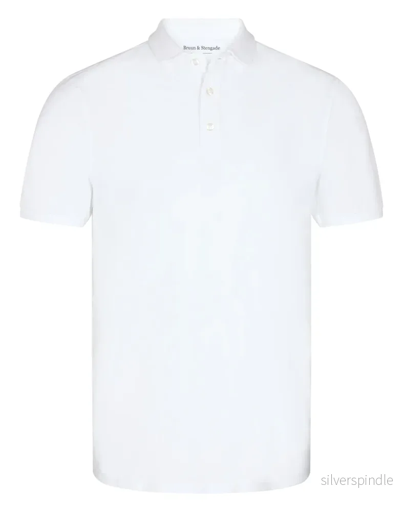 BS Monir Regular Fit Pikétröja - Vit