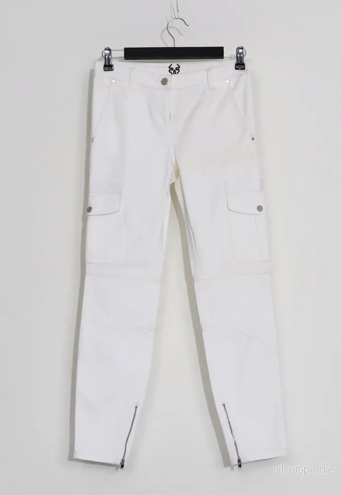 GABARDINE TROUSERS – Vit GABARDINE TROUSERS – Vit