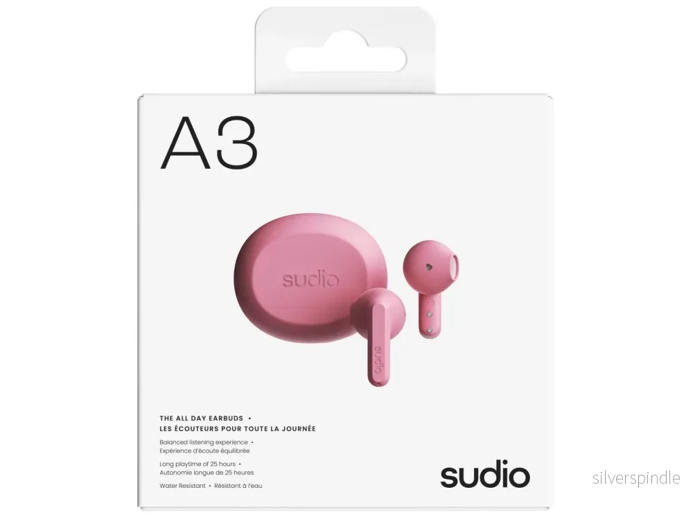 Sudio A3 Trådlösa hörlurar - Rosa - Bild 3