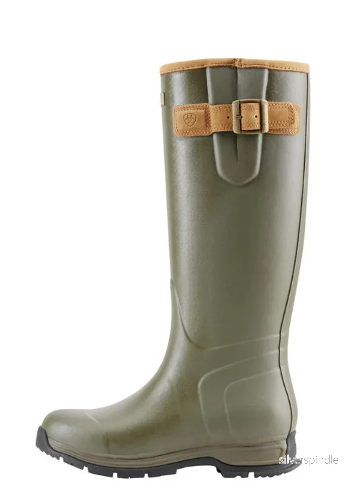 Ariat Burford Women’s Waterproof Rubber Boot Olive Green Ariat Burford Women’s Waterproof Rubber Boot Olive Green