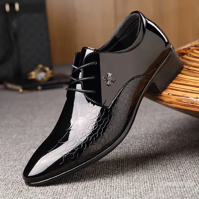 Elegance | Oxford Skor för Män med Polerad Finish | Klassisk Design för Formella Tillfällen - Bild 2