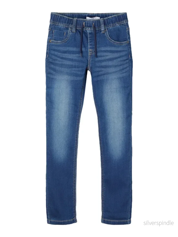 Name It Ryan Slim Sweat Jeans Dark Blue Denim Name It Ryan Slim Sweat Jeans Dark Blue Denim