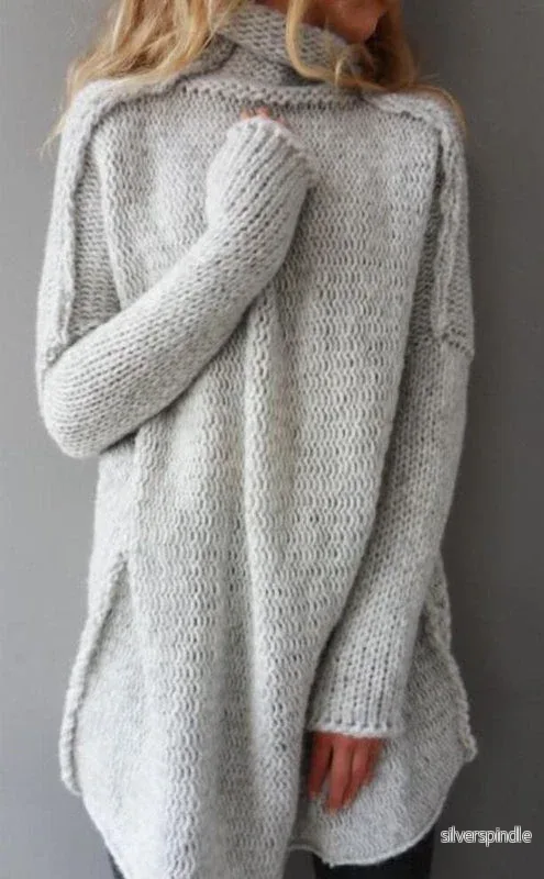 Olivia | Elegant Långärmad Pullover med Draperad Krage - Bild 3