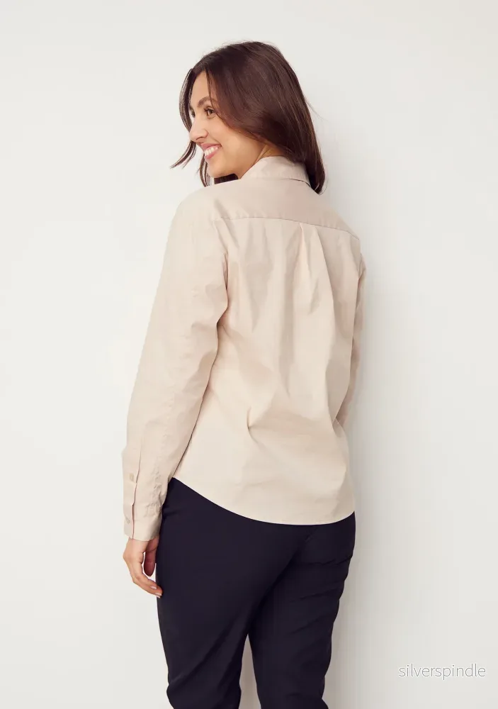 Sigga Basic Shirt - Sand - Bild 3
