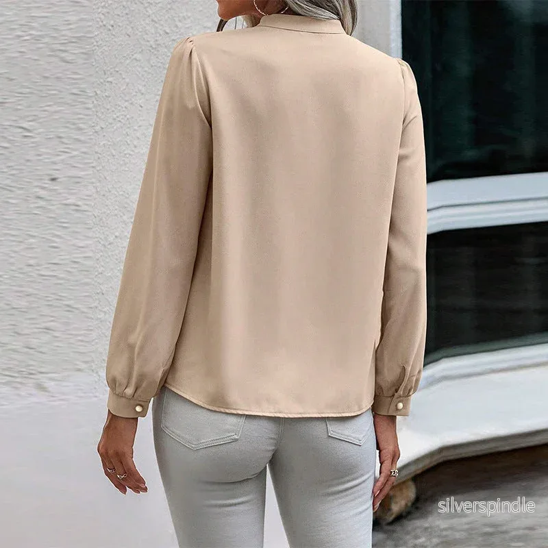 Emma | Elegant Långärmad Vårskjorta - Bild 3