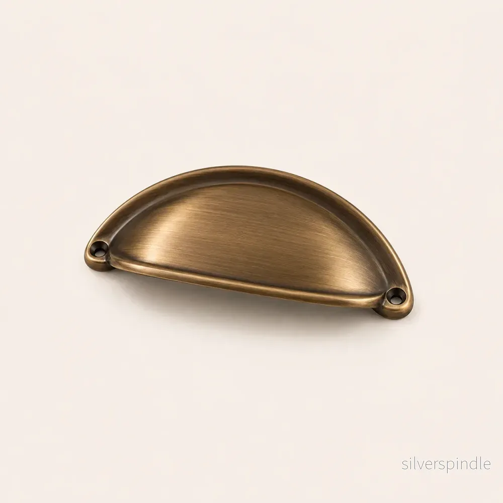 Skålhandtag i brons – klassisk design - Bild 2