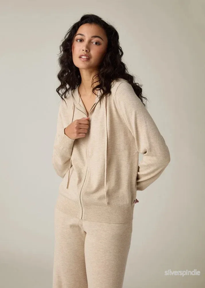 Lexington Knitted Hoodie Beige Lexington Knitted Hoodie Beige
