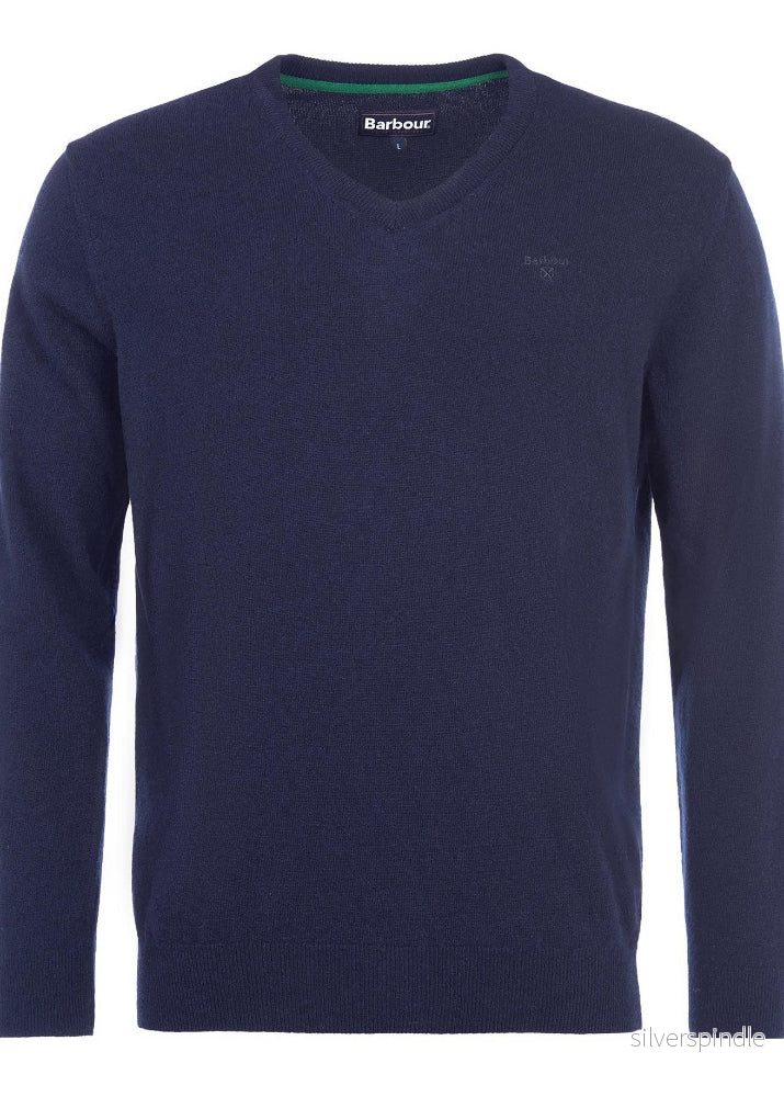 Barbour Essential LW V Neck Navy - Bild 3