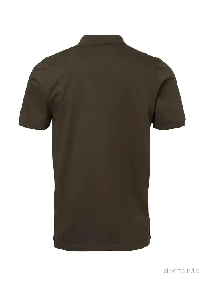 Chevalier Trevor Polo Shirt Men Leather Brown - Bild 2