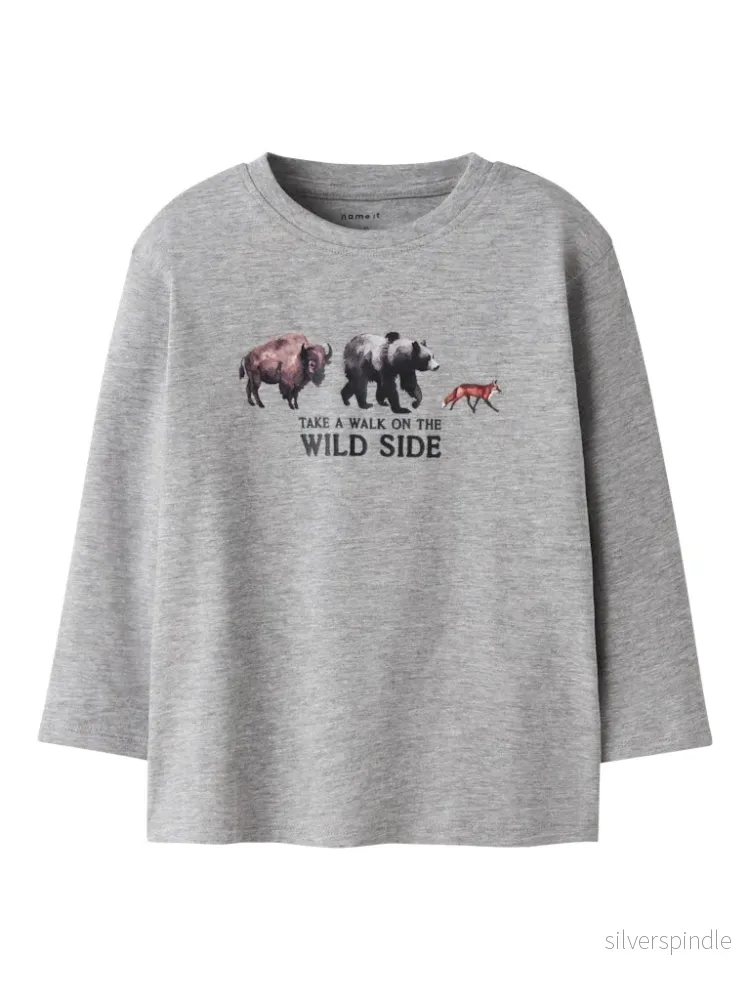 Djur Långärmad T-shirt