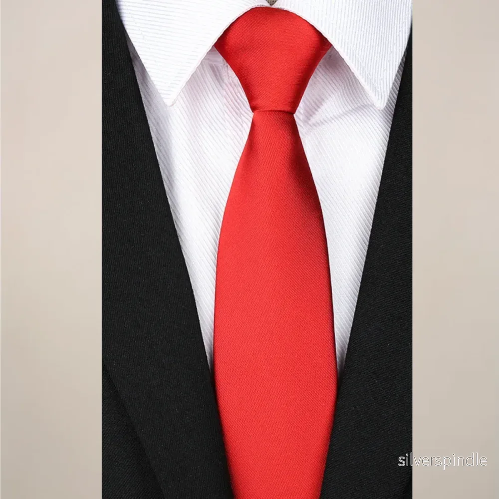 Elegant Slips | Enfärgad Slips för Män med Justerbar Längd | Perfekt för Formella Evenemang - Bild 3