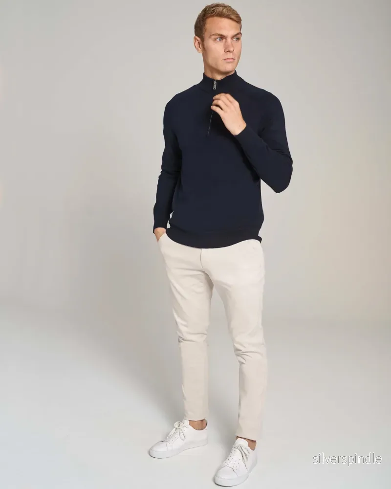 BS Jason Regular Fit Sticka - Navy - Bild 3