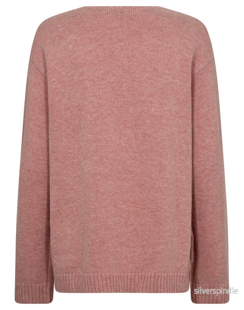 BS Loanna Regular Fit Stickat - Dusty Pink - Bild 2