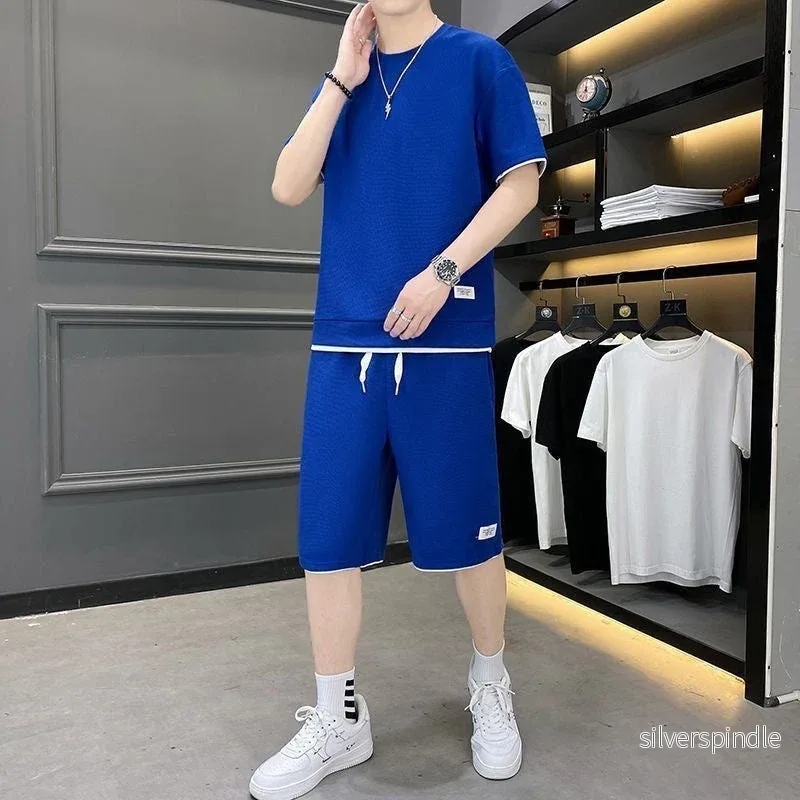 Liam | Lätt Sommar Träningsset med T-shirt och Shorts - Bild 2