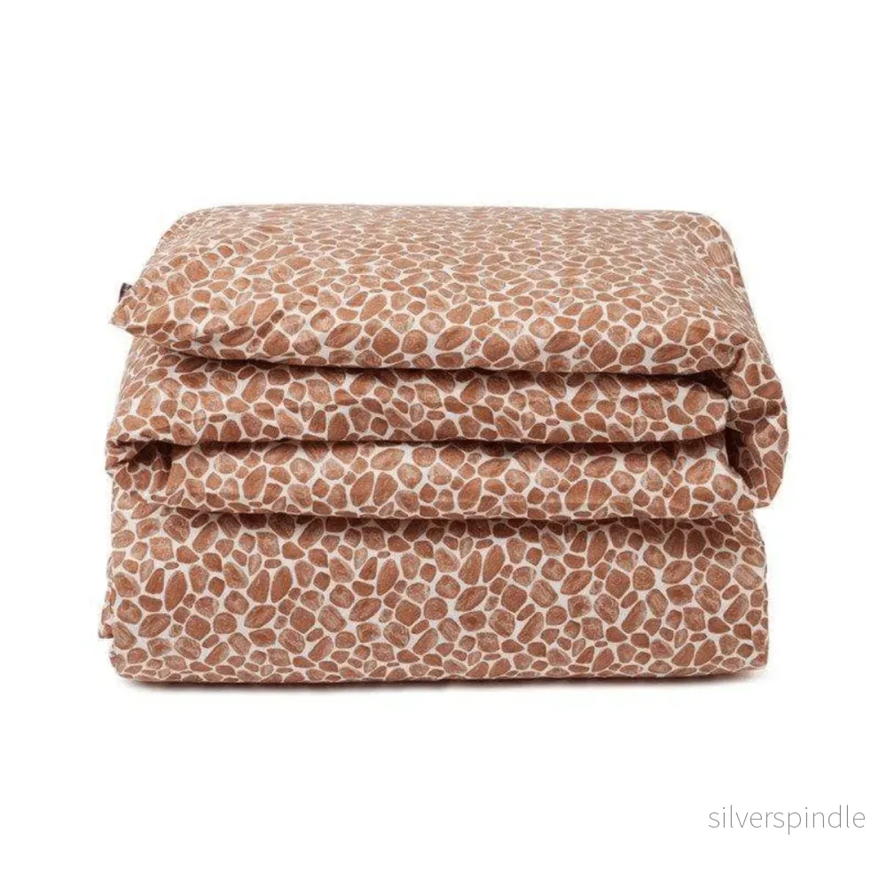 Lexington Printed Giraffe Organiskt Bomull Sateen Påslakan - Outlet