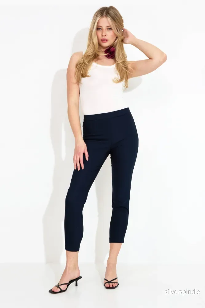PANTALONE SKINNY - Svart