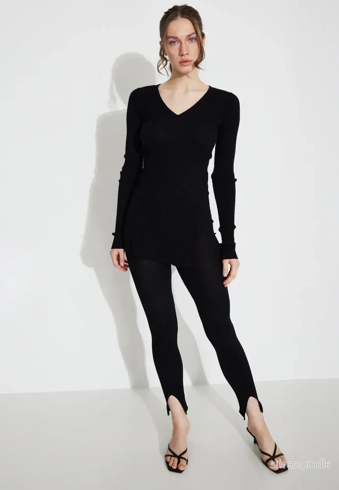 CARLIE PANTS - Svart