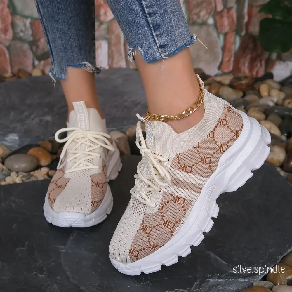 Emma | Andningsbara Sneakers med Snörning Emma | Andningsbara Sneakers med Snörning