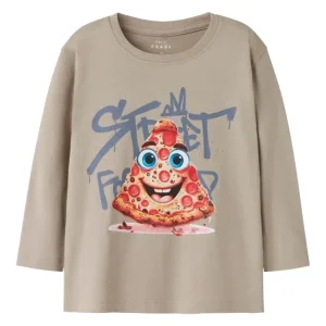 Pizza T-shirt Långärmad Pizza T-shirt Långärmad