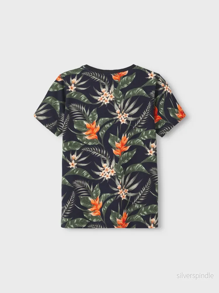 Mönstrad T-shirt - Bild 2