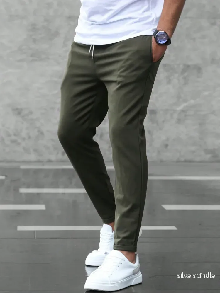 Oliver | Slim Fit Stretch Herrbyxor För Arbete Och Fritid - Bild 2