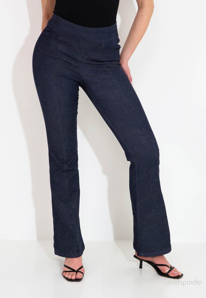 TROUSERS 03596 - Blå - Bild 2